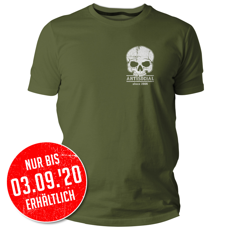 Antisocial - 1.3.1.2., T-Shirt oliv / olive SPECIAL EDITION