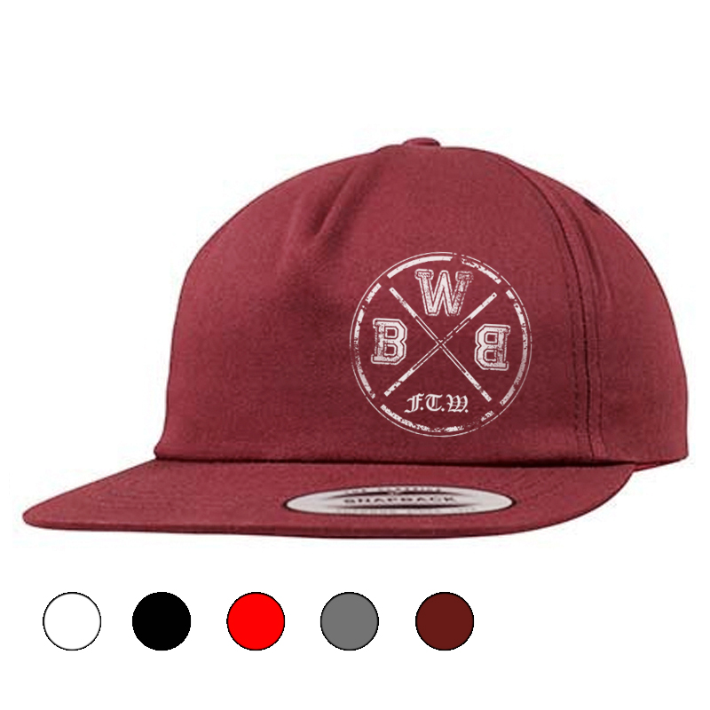 Snapback-BWB-vers Bad White Boy - F.T.W., Snapback Cap Yupong, verschiedene Farben