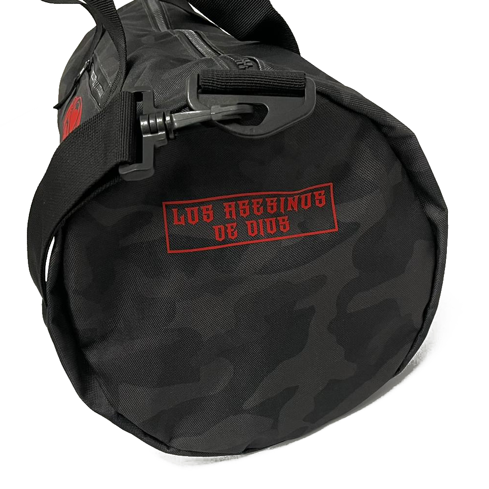 BB-LADD-camo-2 Los Asesinos De Dios - Skull, Sporttasche / Barrelbag verschiedene Farben