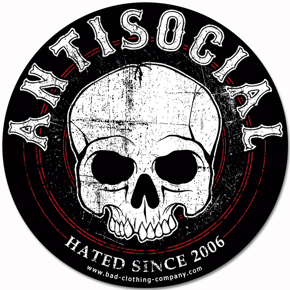 Antisocial - Hated since 2006, Sticker