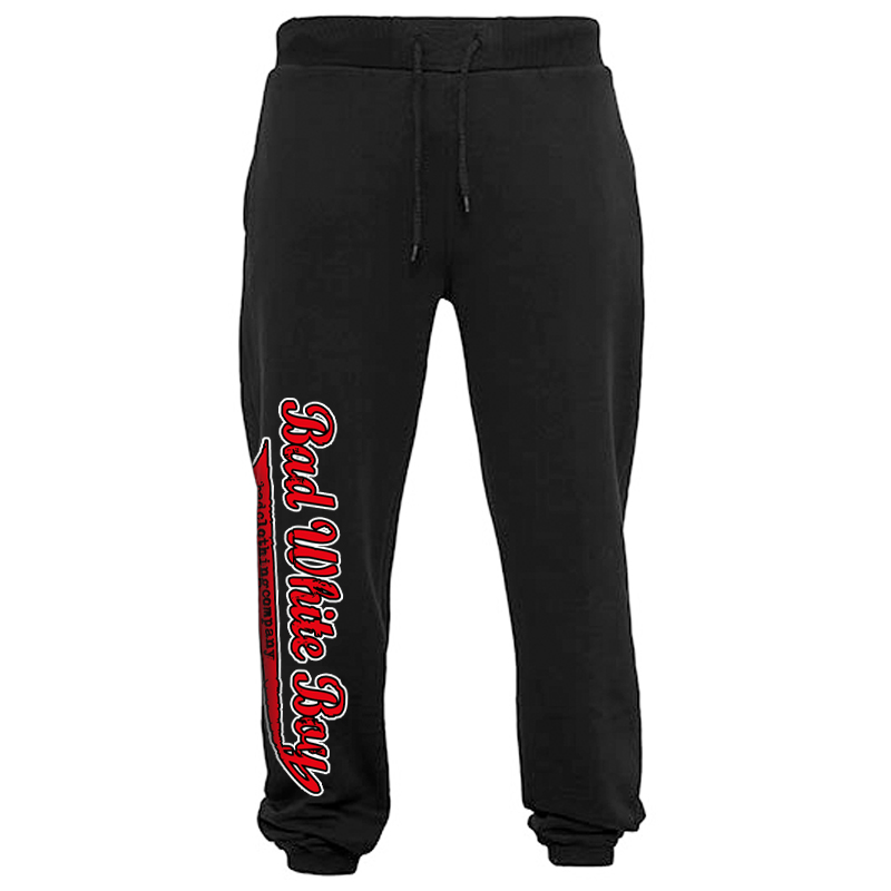 Bad White Boy - Baseball, Jogginghose schwarz / black