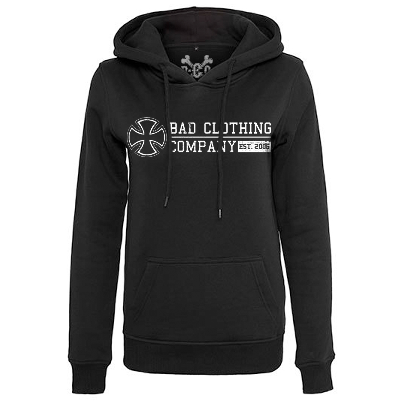 Bad Clothing Company - Since 2006, Girls Hoody schwarz / black