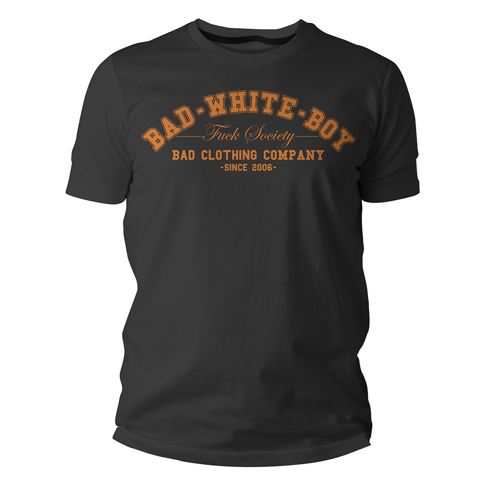 TS-BWB-Fuck-Society-anthrazit-Frontwo3bFmkWVcRgG Bad White Boy - Fuck Society, T-Shirt anthrazit / anthracite